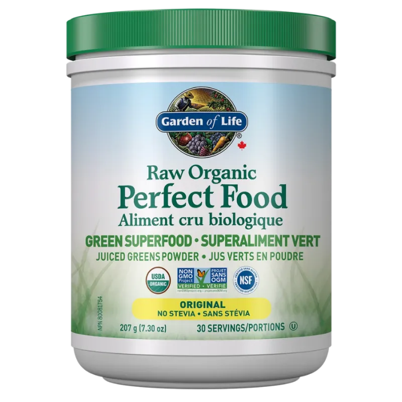 RAW Organic Perfect Food, Original 207 g | Safest & Easiest Shopping Vitamins Online | VITASHOP