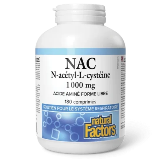 Natural Factors N-아세틸-L-시스테인 1000 mg 180정 | 파격적인 가격, 데일리 특가 | VITASHOP