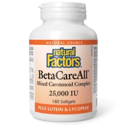 BetaCareAll 25,000 IU, 180 Softgels | Safest & Easiest Shopping Vitamins Online | VITASHOP