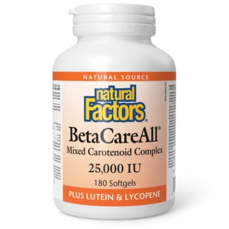 BetaCareAll 25,000 IU, 180 Softgels | Safest & Easiest Shopping Vitamins Online | VITASHOP