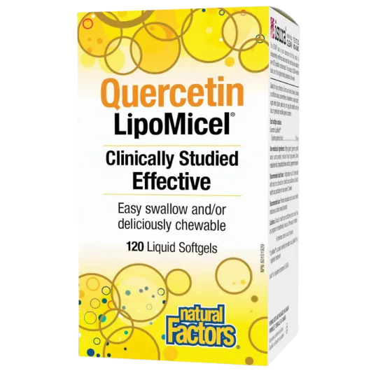 Quercetin LipoMicel Matrix, 120 Softgels | Safest & Easiest Shopping Vitamins Online | VITASHOP