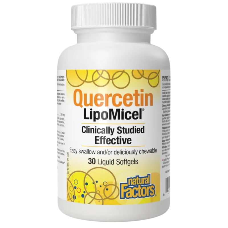 Quercétine LipoMicel Matrix 250 mg | Safest & Easiest Shopping Vitamins Online | VITASHOP