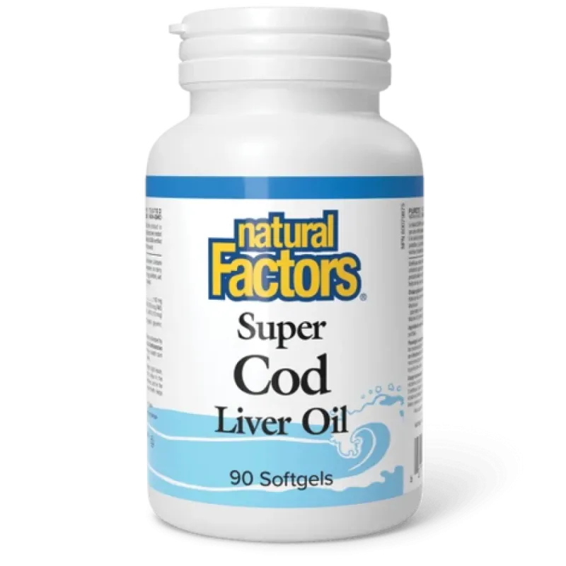 Natural Factors 내추럴 팩터스 슈퍼 대구 간유, 90 소프트젤 | 매일 업데이트되는 특가 상품 | VITASHOP
