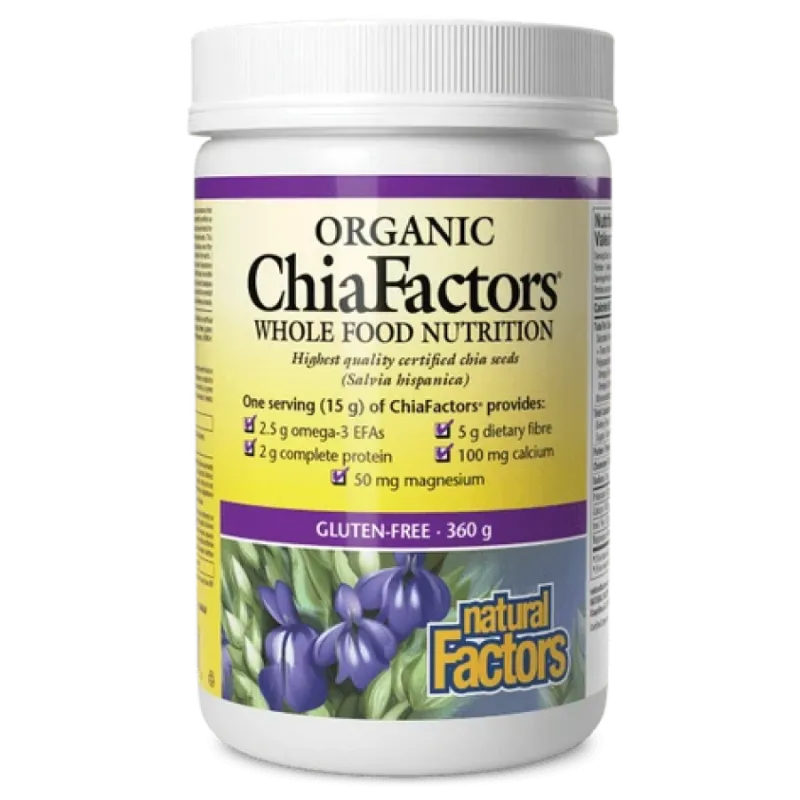 Natural Factors 내추럴 팩터스 유기농 ChiaFactors, 360g | 매일 업데이트되는 특가 상품 | VITASHOP