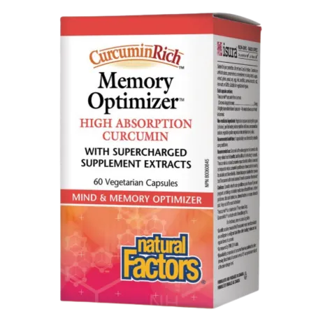 CurcuminRich Memory Optimizer, 60 capsules végétariennes | Safest & Easiest Shopping Vitamins Online | VITASHOP