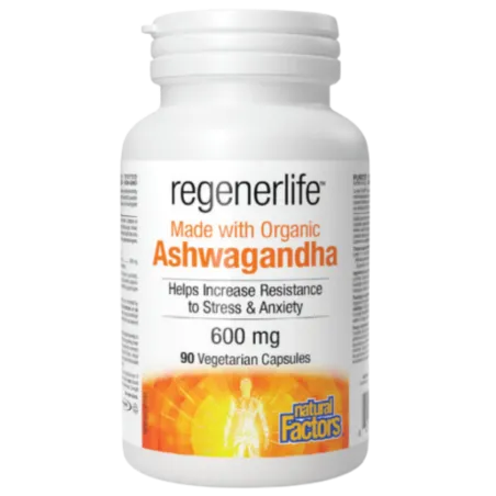 Natural Factors Ashwagandha 600 mg 90 capsules végétariennes