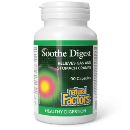 Natural Factors 내추럴 팩터스 Soothe Digest, 90 캡슐 | 매일 업데이트되는 특가 상품 | VITASHOP
