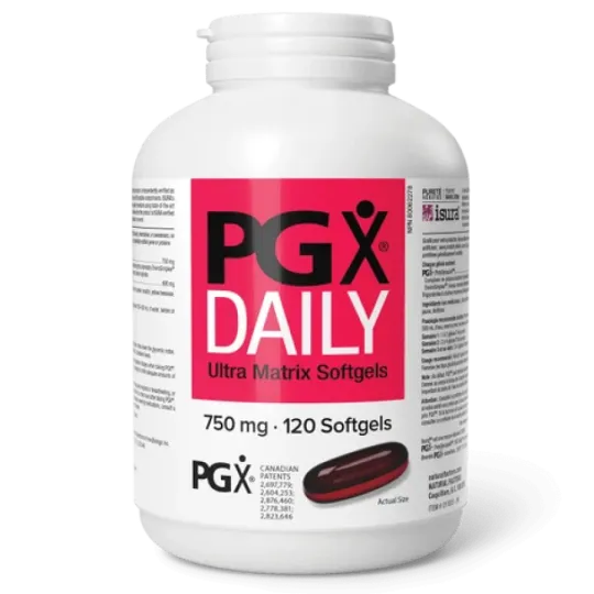 Natural Factors 내추럴 팩터스 PGX Daily Ultra Matrix 750 mg, 120 소프트젤 | 매일 업데이트되는 특가 상품 | VITASHOP