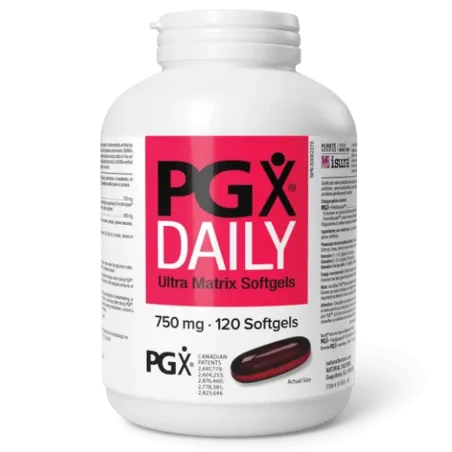 Natural Factors 내추럴 팩터스 PGX Daily Ultra Matrix 750 mg, 120 소프트젤 | 매일 업데이트되는 특가 상품 | VITASHOP