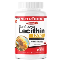 Nutridom 葵花籽卵磷脂 1200mg 120粒软胶囊 | 无与伦比的价格，每日优惠 | VITASHOP