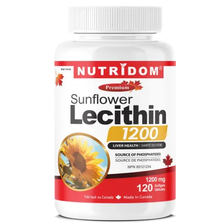 Nutridom Sunflower Lecithin 1200mg 120 Softgels | Unbeatable Prices, Daily Deals | VITASHOP