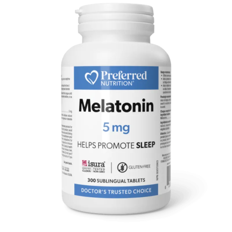 Preferred Nutrition Melatonin 5 mg 300 Sublingual Tablets | Unbeatable Prices, Daily Deals | VITASHOP