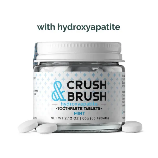 Crush & Brush à l’hydroxyapatite MENTHE 60 g | Prix imbattables, offres quotidiennes | VITASHOP