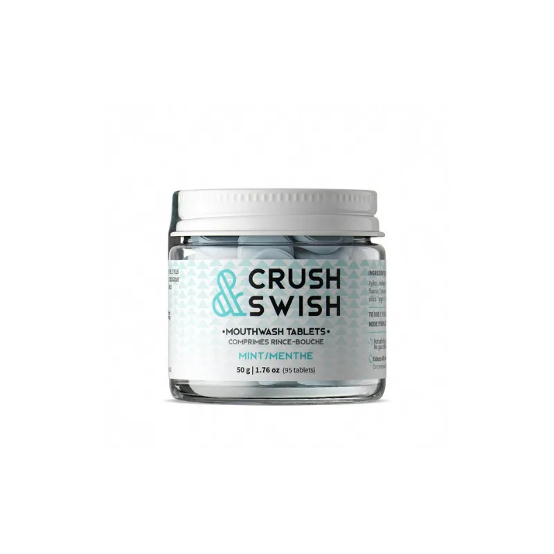 Crush & Swish MINT MOUTHWASH 50g | Unbeatable Prices, Daily Deals | VITASHOP