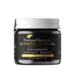 Nelson Naturals 含羟基磷灰石的活性炭 93 克 | 无可比拟的价格，每日优惠 | VITASHOP