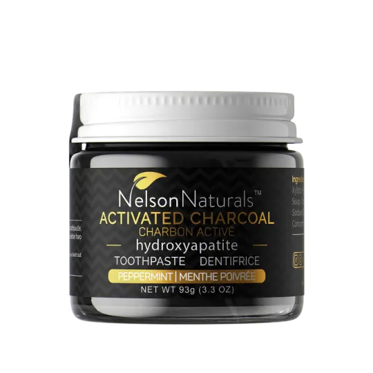 Nelson Naturals 含羟基磷灰石的活性炭 93 克 | 无可比拟的价格，每日优惠 | VITASHOP