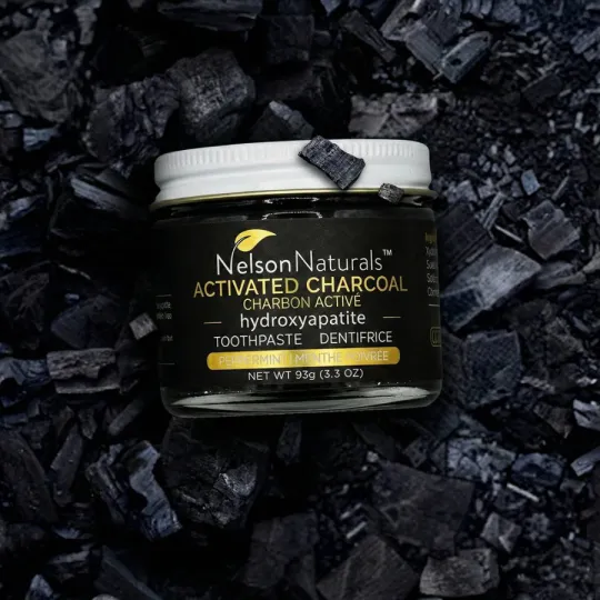 Nelson Naturals Activated Charcoal with Hydroxyapatite 93 g | Unbeatable Prices, Daily Deals | VITASHOP