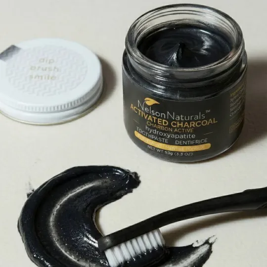 Nelson Naturals Activated Charcoal with Hydroxyapatite 93 g | Unbeatable Prices, Daily Deals | VITASHOP