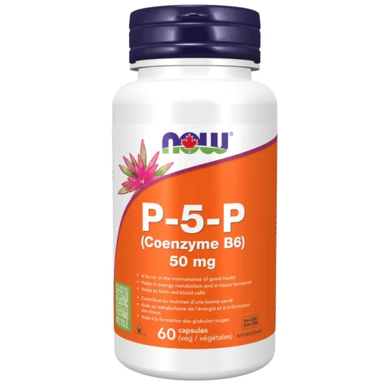 NOW Foods 나우 푸드 P-5-P 코엔자임-B6 50mg, 식물성 캡슐 60정[discontinued] | 매일 업데이트되는 특가 상품 | VITASHOP
