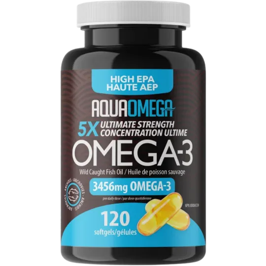 AquaOmega High EPA 120 Softgels | 每天不同折扣, 全网最低价格 | 种类齐全的保健品店铺 VITASHOP, 只有你想不到, 没有你买不到 !