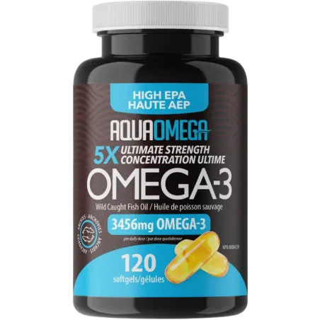 AquaOmega High EPA Omega-3 120 Softgels | Unbeatable Prices, Daily Deals | VITASHOP
