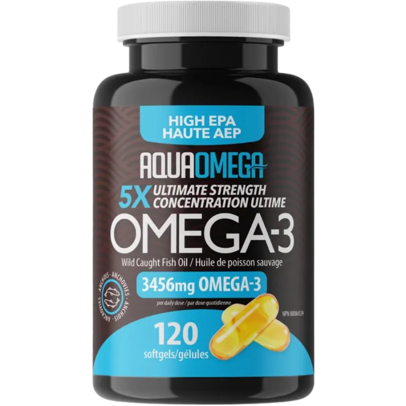 AquaOmega High EPA 120 Softgels | 每天不同折扣, 全网最低价格 | 种类齐全的保健品店铺 VITASHOP, 只有你想不到, 没有你买不到 !
