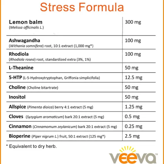 Veeva Formule stress 60 capsules végétales | Safest & Easiest Shopping Vitamins Online | VITASHOP