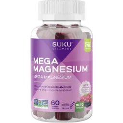 SUKU VITAMINS Mega Magnesium 60 Gummies | Unbeatable Prices, Daily Deals | VITASHOP