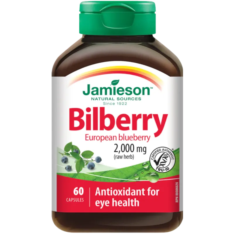 Jamieson 빌베리 2000 mg 60캡슐 | 매일 업데이트되는 특가 상품 | VITASHOP