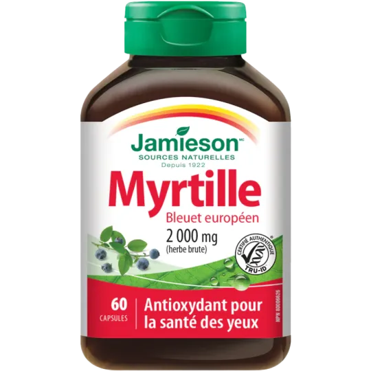 Jamieson Bilberry 2000 mg 60 Capsules | Unbeatable Prices, Daily Deals | VITASHOP