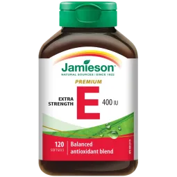 Jamieson Vitamin E 400 IU Balanced 120 Softgels | Unbeatable Prices, Daily Deals | VITASHOP