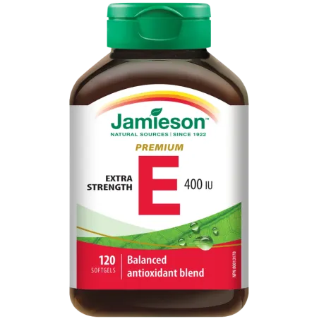 Jamieson Vitamin E 400 IU Balanced 120 Softgels | Unbeatable Prices, Daily Deals | VITASHOP
