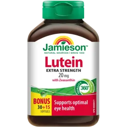 Jamieson 超强效叶黄素配方含玉米黄质 20 mg 45粒软胶囊 | 每天不同折扣, 全网最低价格 | 种类齐全的保健品店铺 VITASHOP, 只有你想不到, 没有你买不到 !