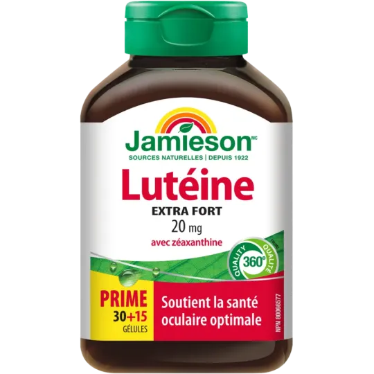 Jamieson 초고함량 루테인과 제아잔틴 20 mg 45 소프트젤 | 매일 업데이트되는 특가 상품 | VITASHOP