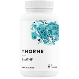 Thorne Research 5-MTHF 1 mg Folate 60 Capsules | Unbeatable Prices, Daily Deals | VITASHOP