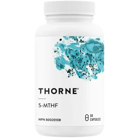 Thorne Research 5-MTHF 1 mg Folate 60 Capsules | Unbeatable Prices, Daily Deals | VITASHOP