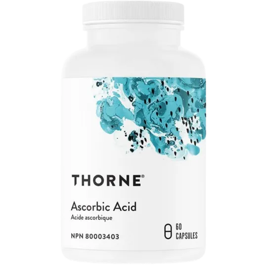 Thorne Research 아스코르브산 60 캡슐 | 뛰어난 가격, 매일 제공되는 특가 | VITASHOP