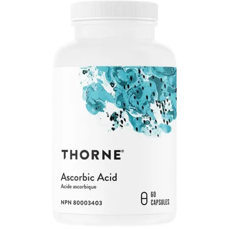Thorne Research Acide Ascorbique 60 Gélules | Prix imbattables, offres quotidiennes | VITASHOP
