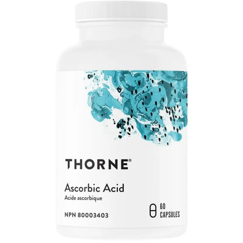 Thorne Research Ascorbic Acid 60 Capsules | Unbeatable Prices, Daily Deals | VITASHOP