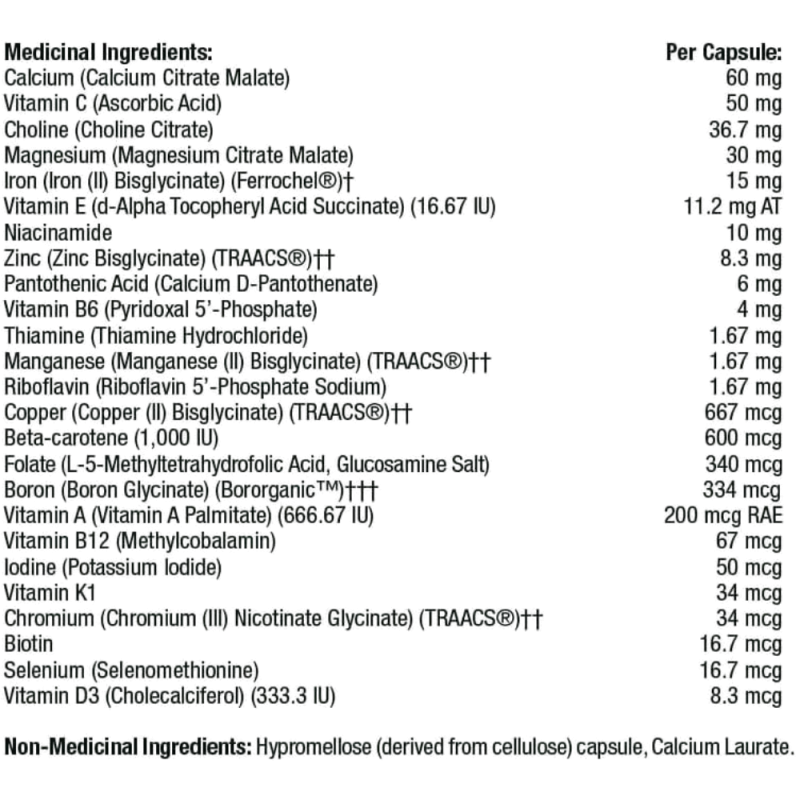 Thorne Research 基础孕期营养补充剂 90粒 | 无与伦比的价格，每日优惠 | VITASHOP