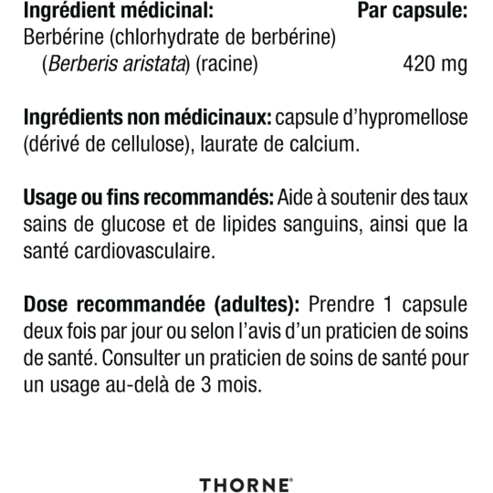 Thorne Research 小檗碱-HP 60粒 | 无与伦比的价格，每日优惠 | VITASHOP
