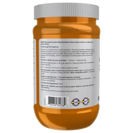 NOW Foods Creatine Monohydrate Micronized Powder 500 g | Unbeatable Prices, Daily Deals | VITASHOP