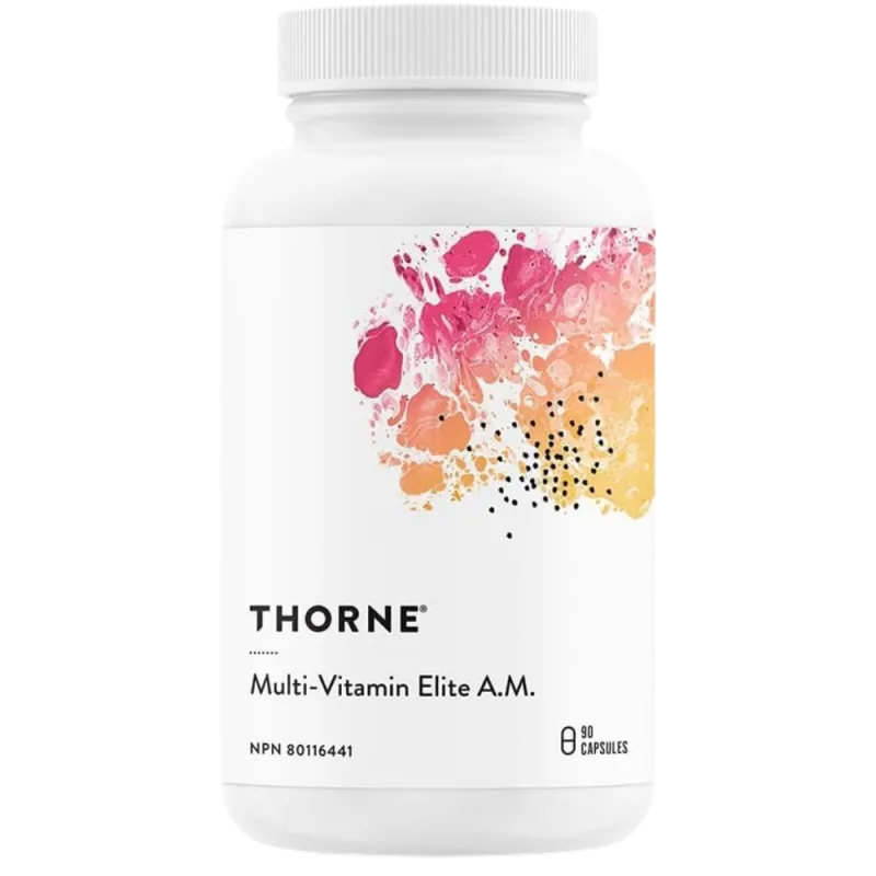 Thorne Research Multi-Vitamin Elite A.M. 90 Gélules | Prix imbattables, offres quotidiennes | VITASHOP