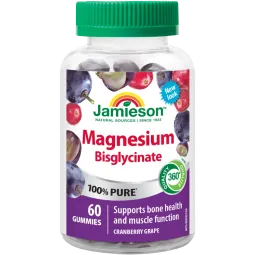 Jamieson Magnesium Cranberry Grape 60 Gummies | Unbeatable Prices, Daily Deals | VITASHOP