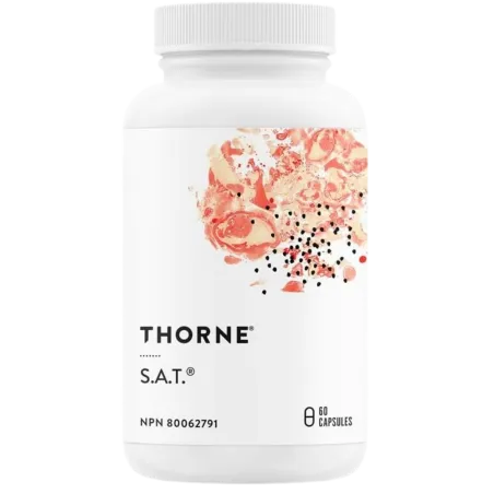 Thorne Research S.A.T. (밀크시슬/아티초크/강황) 60 캡슐 | 뛰어난 가격, 매일 제공되는 특가 | VITASHOP