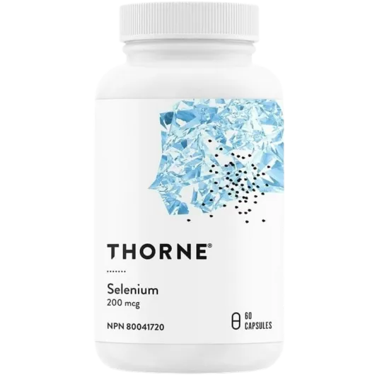 Thorne Research Sélénium 200 mcg 60 Gélules | Prix imbattables, offres quotidiennes | VITASHOP