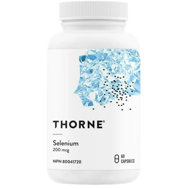 Thorne Research Sélénium 200 mcg 60 Gélules | Prix imbattables, offres quotidiennes | VITASHOP