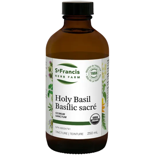 St. Francis Herb Farm Basilic sacré 250 ml| Safest & Easiest Shopping Vitamins Online | VITASHOP