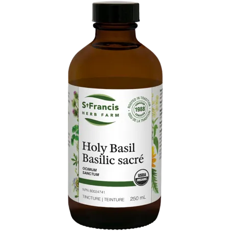 St. Francis Herb Farm Basilic sacré 250 ml| Safest & Easiest Shopping Vitamins Online | VITASHOP