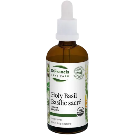 St. Francis Herb Farm Basilic sacré 50 ml | Safest & Easiest Shopping Vitamins Online | VITASHOP